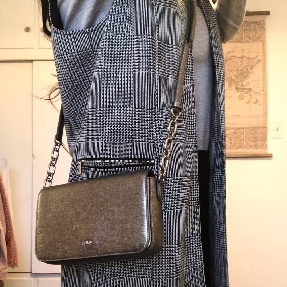 Silver Ralph Lauren purse